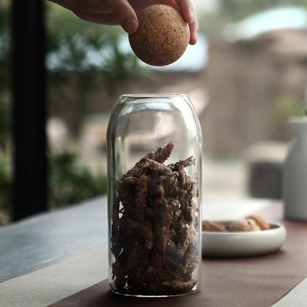 storage bottles & jars 1200ml transparent glass tank borosilicate sealed grains container with cork (round ball,)
storage bottles & jars 1200ml transparent glass tank borosilicate sealed grains container with cork (round ball,)