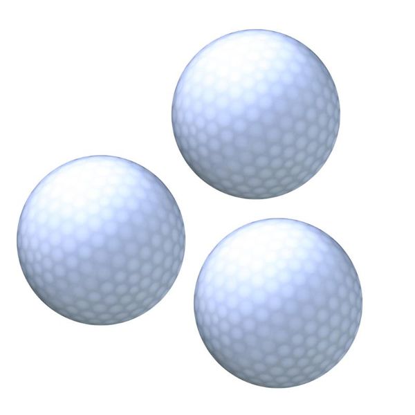 

golf balls 3 pieces glow in dark led light up ball official size weight for outdoor indoor night golfing