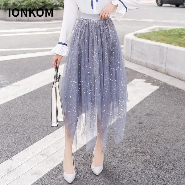 skirts ionkom women bright stars irregular tulle elastic high waist mesh midi skirt female spring autumn streetwear clothin, Black
skirts ionkom women bright stars irregular tulle elastic high waist mesh midi skirt female spring autumn streetwear clothin, Black