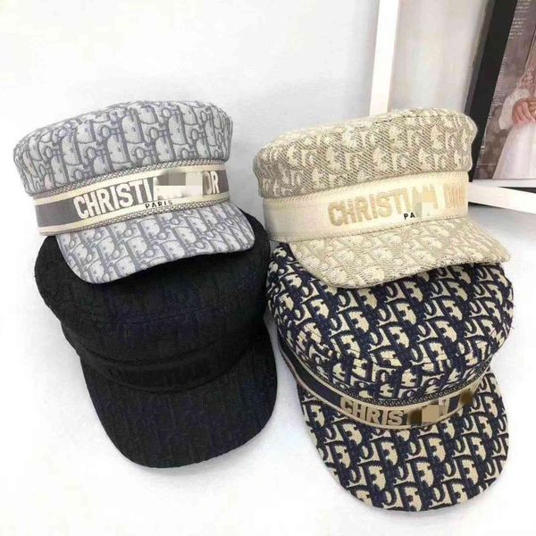 design family beret version aging embroidery tide ins black fisherman fashion painter hat female, Blue;gray
design family beret version aging embroidery tide ins black fisherman fashion painter hat female, Blue;gray