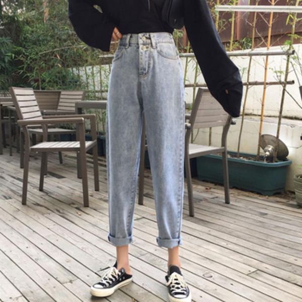 spring autumn women fashion korea style chic high waist straight light blue denim jeans female casual loose pants trousers women's
spring autumn women fashion korea style chic high waist straight light blue denim jeans female casual loose pants trousers women's