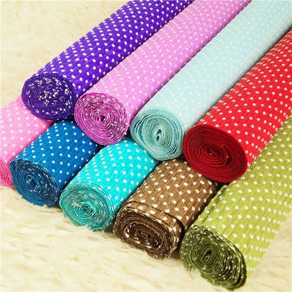5rolls/lot 250*50cm polka dot colored roll-up hem crepe paper for diy wedding/flower decor gift wrapping other arts and crafts
5rolls/lot 250*50cm polka dot colored roll-up hem crepe paper for diy wedding/flower decor gift wrapping other arts and crafts
