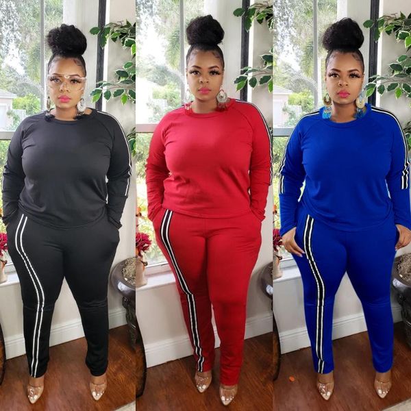 women's hoodies & sweatshirts casual fashion woven edge round neck shirt lady pants two-piece clothes plus size black red blue
women's hoodies & sweatshirts casual fashion woven edge round neck shirt lady pants two-piece clothes plus size black red blue