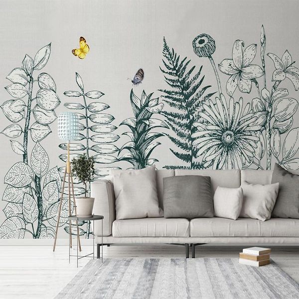 wallpapers custom mural wallpaper nordic tropical plant line wall painting living room tv background decor modern art papel de parede
wallpapers custom mural wallpaper nordic tropical plant line wall painting living room tv background decor modern art papel de parede