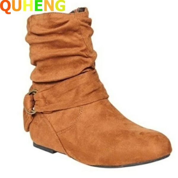 boots 2021 autumn flat women's short suede middle tube plus size 43 female zapatos de mujer tenis feminino, Black
boots 2021 autumn flat women's short suede middle tube plus size 43 female zapatos de mujer tenis feminino, Black