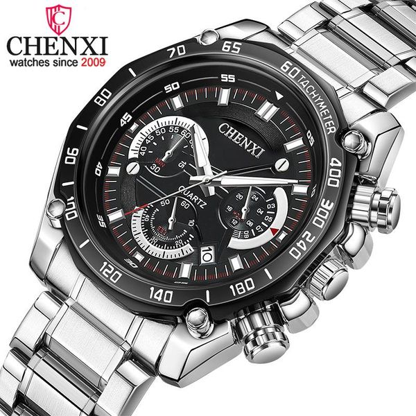 wristwatches chenxi mens watches stainless steel sport quartz watch men chronograph waterproof calendar date wristwatch, Slivery;brown
wristwatches chenxi mens watches stainless steel sport quartz watch men chronograph waterproof calendar date wristwatch, Slivery;brown