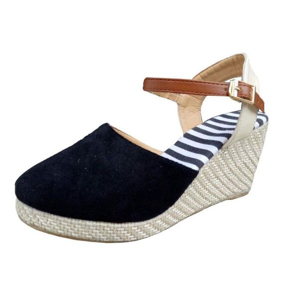 wedges sandals for women 2021 summer casual mid heel ethnic wedge shoes ankle strap beach, Black
wedges sandals for women 2021 summer casual mid heel ethnic wedge shoes ankle strap beach, Black