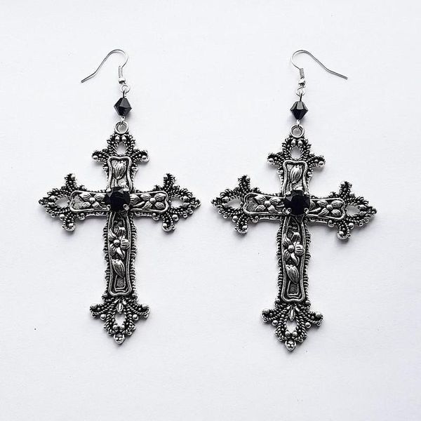 dangle & chandelier gothic large detailed cross black drill jewel earrings punk halloween jewellery creativity fashion gorgeous statement wo, Silver
dangle & chandelier gothic large detailed cross black drill jewel earrings punk halloween jewellery creativity fashion gorgeous statement wo, Silver