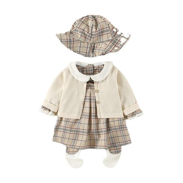 rompers 2021 spring baby clothes girl 4-piece fashion kha british brother and sister triangle hat climbing suit, Blue
rompers 2021 spring baby clothes girl 4-piece fashion kha british brother and sister triangle hat climbing suit, Blue