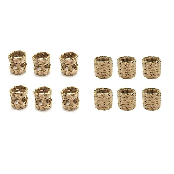 napkin rings 6pcs natural material straw corn husk ring water hyacinth grass buckle
napkin rings 6pcs natural material straw corn husk ring water hyacinth grass buckle