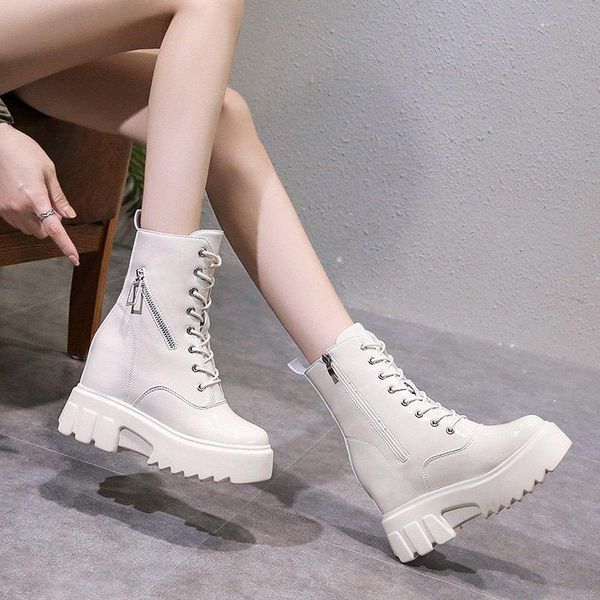 boots wedge ankle lace up women shoes winter patent leather metal zipper hidden heel black beige kobiet buty
boots wedge ankle lace up women shoes winter patent leather metal zipper hidden heel black beige kobiet buty