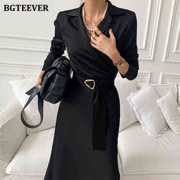 dresses new chic notched collar female mid-length dress elegant full sleeve slim waist belted women bodycon vestidos 2021 spring owa7, Black;gray
dresses new chic notched collar female mid-length dress elegant full sleeve slim waist belted women bodycon vestidos 2021 spring owa7, Black;gray