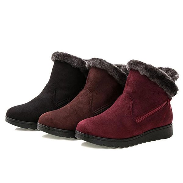 boots winter snow women ankle female suede shoes heels mother platform botines mujer 2021, Black
boots winter snow women ankle female suede shoes heels mother platform botines mujer 2021, Black