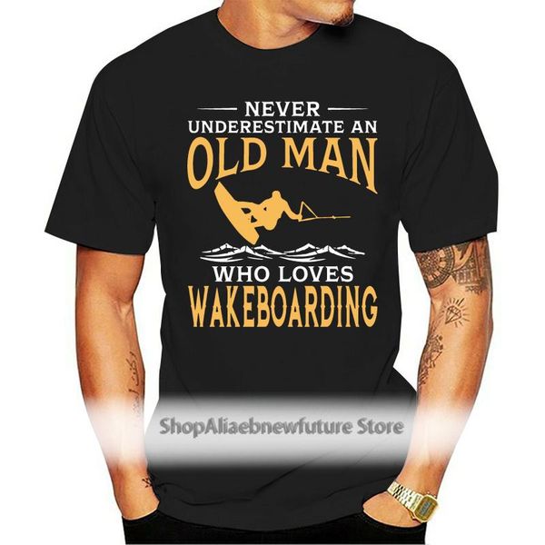 men's t-shirts design men t shirts never underestimate an old man who loves wakeboarding short sleeve round neck cotton shirt 020466, White;black
men's t-shirts design men t shirts never underestimate an old man who loves wakeboarding short sleeve round neck cotton shirt 020466, White;black