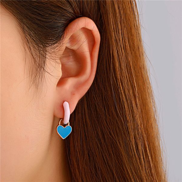 european colorful alloy heart charm earrings oil drop contrast color ear buckle women business party gift dress earring jewelry accessories, Golden
european colorful alloy heart charm earrings oil drop contrast color ear buckle women business party gift dress earring jewelry accessories, Golden
