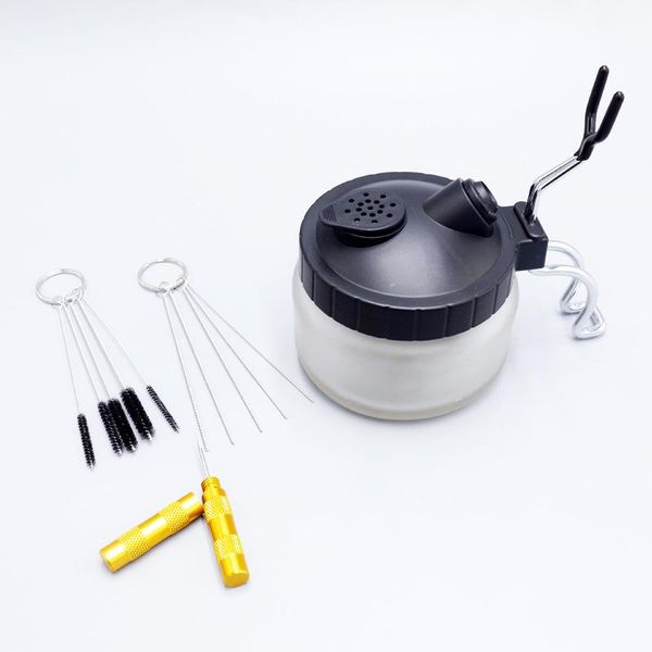 professional spray guns gun cleaning tank stabilizer bottle holder paint station glass jar filter frosted cleaner tool set
professional spray guns gun cleaning tank stabilizer bottle holder paint station glass jar filter frosted cleaner tool set