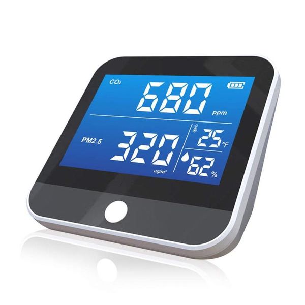 smart home control 1pc portable air quality monitor temperature humidity infrared 6-in-1 co2 detector indoor detection
smart home control 1pc portable air quality monitor temperature humidity infrared 6-in-1 co2 detector indoor detection