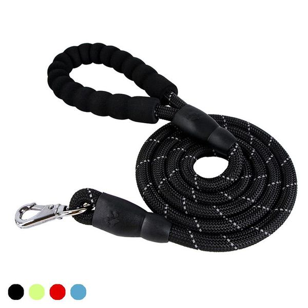 durable nylon dog traction rope 4 color 1.2-1.5m pet leash night reflective walking training puppy collars & leashes
durable nylon dog traction rope 4 color 1.2-1.5m pet leash night reflective walking training puppy collars & leashes