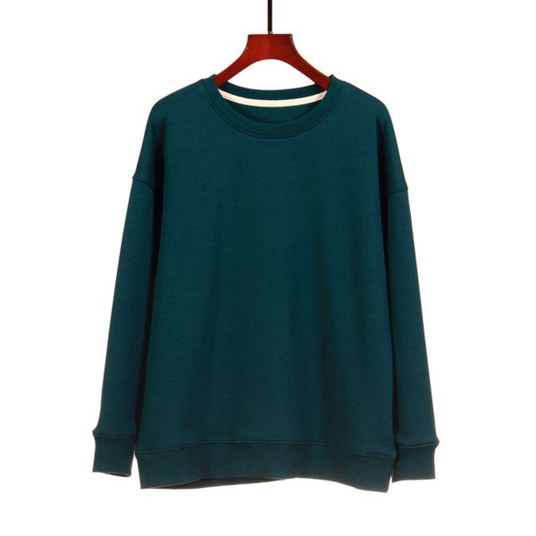 autumn winter plush thickened round neck sweater long sleeved sweater top, Black;brown
autumn winter plush thickened round neck sweater long sleeved sweater top, Black;brown