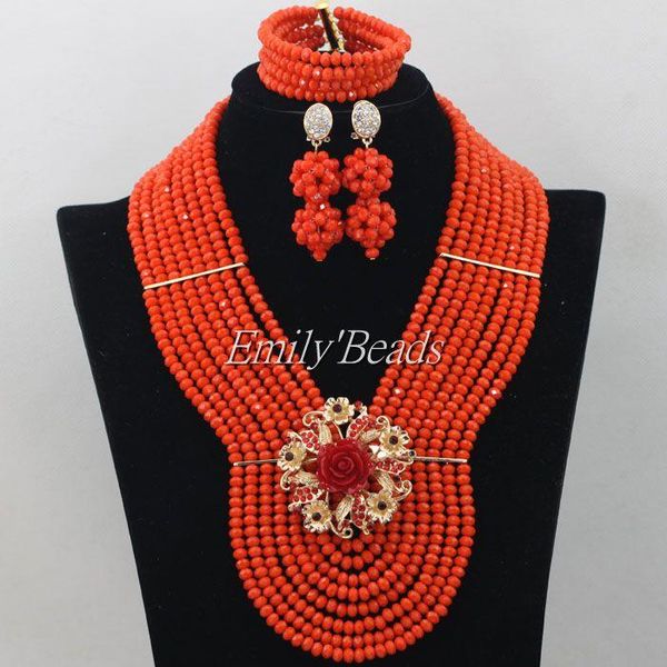 earrings & necklace 2021 fashion costume african jewelry sets orange nigerian wedding bridal necklaces amj991, Silver
earrings & necklace 2021 fashion costume african jewelry sets orange nigerian wedding bridal necklaces amj991, Silver
