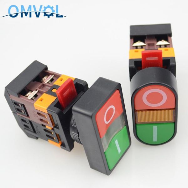 smart home control 1pc start-sdouble push button switch with lamp