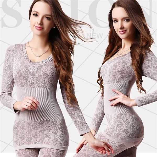 women underwear sets or thermal - elastic modal high neck long underwear comfortable + pants underwear set 211217, Black;pink
women underwear sets or thermal - elastic modal high neck long underwear comfortable + pants underwear set 211217, Black;pink