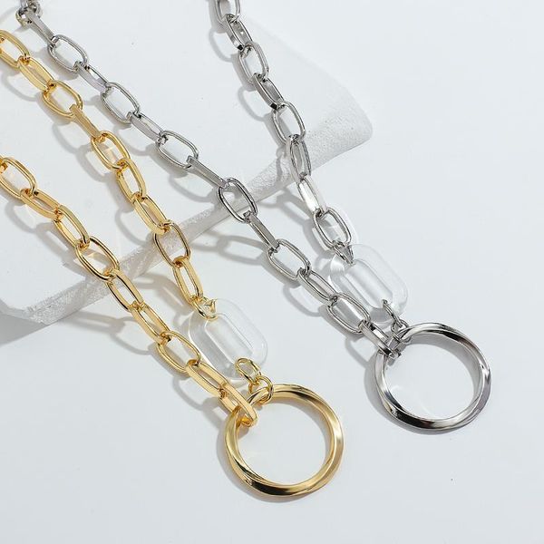 chains aensoa 2021 fashion metal chain choker necklace women collar wedding charm clear acrylic pendant necklaces jewelry, Silver
chains aensoa 2021 fashion metal chain choker necklace women collar wedding charm clear acrylic pendant necklaces jewelry, Silver