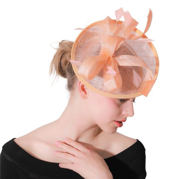 hair accessories champagne fancy feather women sinamay hat bow kentucky derby fascinator wedding party cocktail occasion headband mom's
hair accessories champagne fancy feather women sinamay hat bow kentucky derby fascinator wedding party cocktail occasion headband mom's