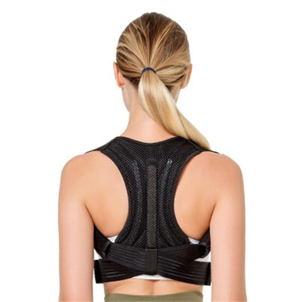 alloy bar posture corrector neoprene back corset brace straightener shoulder pain belt spine support men women, Black;blue
alloy bar posture corrector neoprene back corset brace straightener shoulder pain belt spine support men women, Black;blue