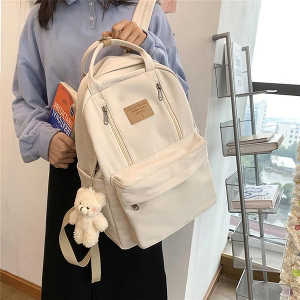 school bags multifunction double zipper women backpack teenager girls lapstudent shoulder handle bag korean style schoolbag
school bags multifunction double zipper women backpack teenager girls lapstudent shoulder handle bag korean style schoolbag
