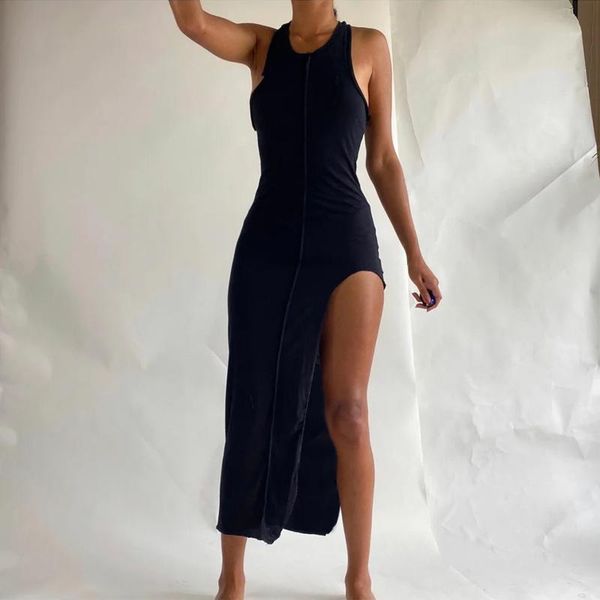 casual dresses women fashion sleeveless round neck dress ladies female stylish for party wear, Black;gray
casual dresses women fashion sleeveless round neck dress ladies female stylish for party wear, Black;gray