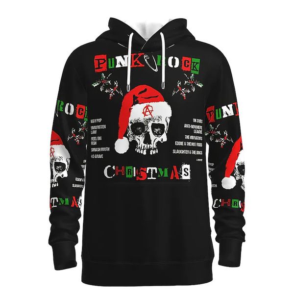 nightmare before christmas printed pattern hoodie visual impact party punk gothic round neck american sweater hoodie, Black
nightmare before christmas printed pattern hoodie visual impact party punk gothic round neck american sweater hoodie, Black