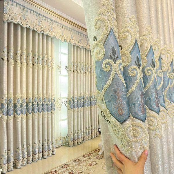 curtain & drapes fabric embroidered cloth european shading living room finished bedroom
curtain & drapes fabric embroidered cloth european shading living room finished bedroom