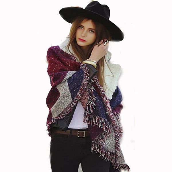 scarves fashion women's thickening soft winter warm scarf tassel cashmere imitation wool hit bevel lattice lady large wrap shawl, Blue;gray
scarves fashion women's thickening soft winter warm scarf tassel cashmere imitation wool hit bevel lattice lady large wrap shawl, Blue;gray
