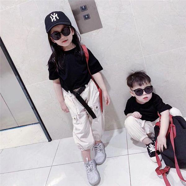 kids clothes summer clothing set 2021 cotton baby girl tracksuit short sleeve tshirt+pants children sport suits, White
kids clothes summer clothing set 2021 cotton baby girl tracksuit short sleeve tshirt+pants children sport suits, White