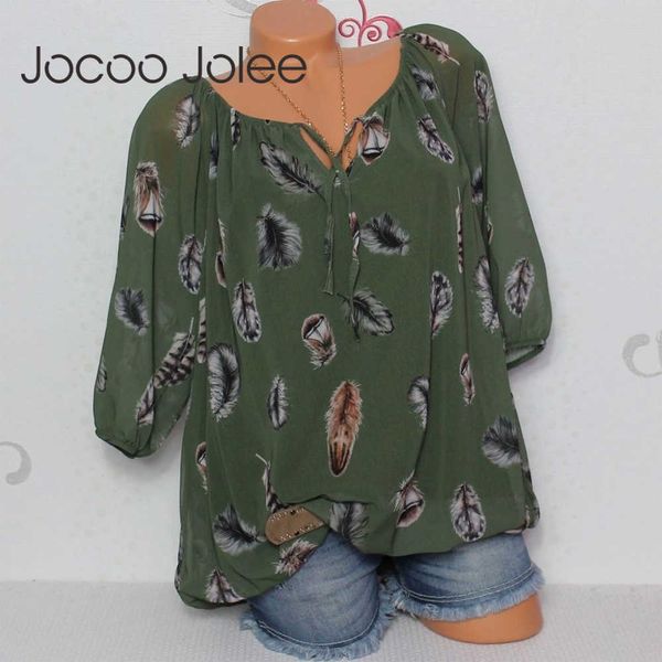fashion 5xl plus large size women's blouses summer leisure blouse white loose feather print v neck half sleeve shirts 210619
fashion 5xl plus large size women's blouses summer leisure blouse white loose feather print v neck half sleeve shirts 210619
