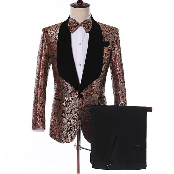 men single breasted suits embroidery slim fit wedding groom tuxedo for prom man wear blazer 2 piece men's & blazers, White;black
men single breasted suits embroidery slim fit wedding groom tuxedo for prom man wear blazer 2 piece men's & blazers, White;black