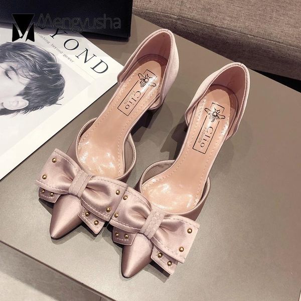 dress shoes black/pink satin bow high heels rivets decoration silk pumps glamorous women thick heel chaussure femme talon c651
dress shoes black/pink satin bow high heels rivets decoration silk pumps glamorous women thick heel chaussure femme talon c651