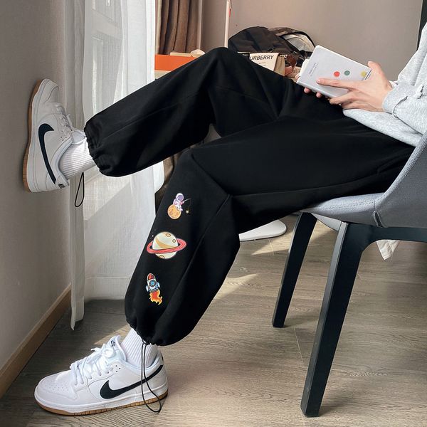 men's pants small astronaut pants, school sports 9-point versatile spring pants. rtz9, Black
men's pants small astronaut pants, school sports 9-point versatile spring pants. rtz9, Black