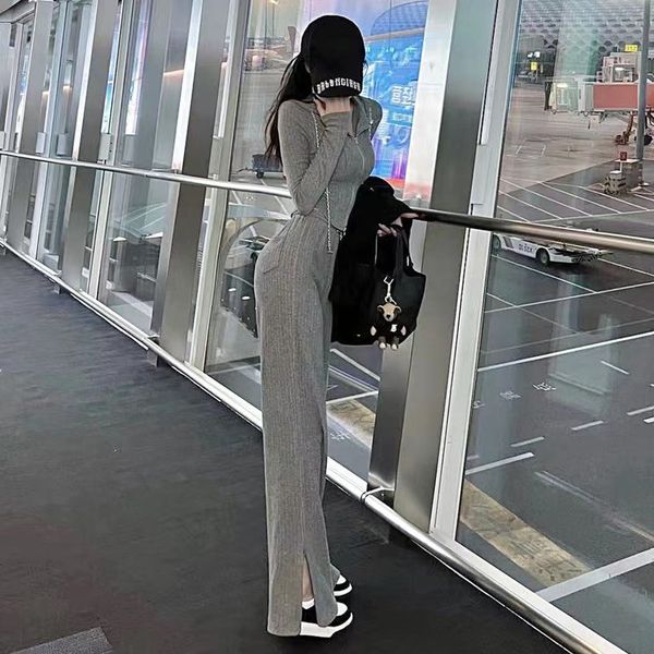 women's two piece pants suit women 2022 new women's spring and autumn slim fit sports casual hooded wide-leg two-piece trendy, White
women's two piece pants suit women 2022 new women's spring and autumn slim fit sports casual hooded wide-leg two-piece trendy, White