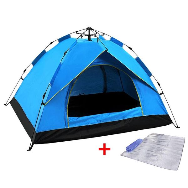 tents and shelters outdoor camping tent 2-3-4 people automatic + moisture-proof pad wind resistant waterproof
tents and shelters outdoor camping tent 2-3-4 people automatic + moisture-proof pad wind resistant waterproof