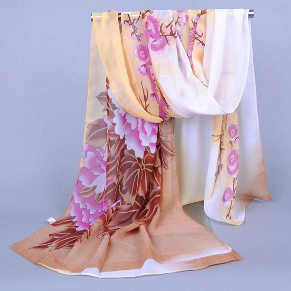 scarves fashion women's floral chiffon long scarf peony plum blossom pattern summer sunscreen shawl sun shade beach foulard female, Blue;gray
scarves fashion women's floral chiffon long scarf peony plum blossom pattern summer sunscreen shawl sun shade beach foulard female, Blue;gray
