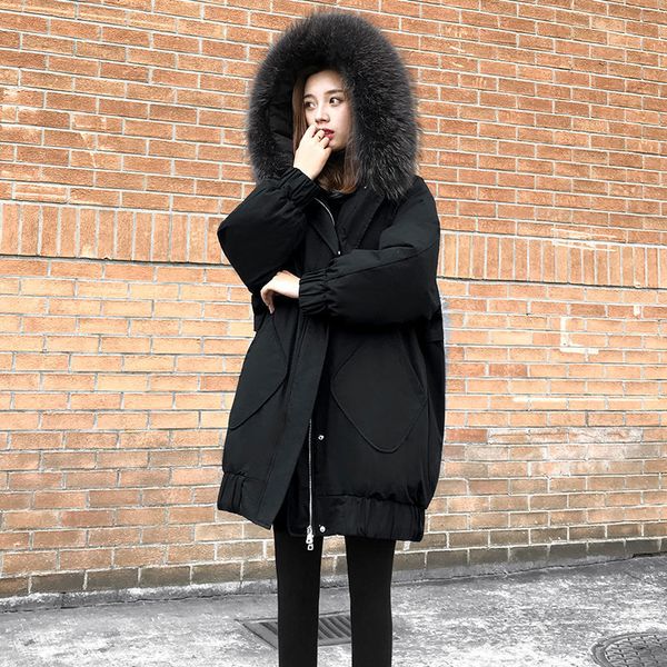 Women's Down & Parkas White Duck Winter Jacket Women Warm Aritificial Fur Coat Thick Sash Tie Up Snow 7TIY, Black
Women's Down & Parkas White Duck Winter Jacket Women Warm Aritificial Fur Coat Thick Sash Tie Up Snow 7TIY, Black