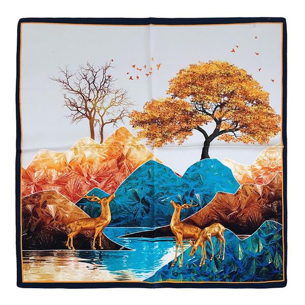 scarves 2021 fashion 100% silk satin hair scarf women handkerchief printed female square head bandana small neck hijab girl neckerchief, Blue;gray
scarves 2021 fashion 100% silk satin hair scarf women handkerchief printed female square head bandana small neck hijab girl neckerchief, Blue;gray