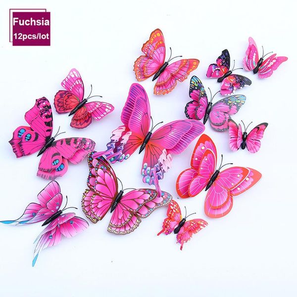 wall stickers 12pcs/lot colorful magnet butterfly sticker double-layer 3d simulation home decoration
wall stickers 12pcs/lot colorful magnet butterfly sticker double-layer 3d simulation home decoration
