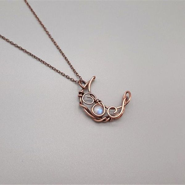 cute white moonstone wedding necklace vintage female moon long pendant charm rose gold color chain necklaces for women, Silver
cute white moonstone wedding necklace vintage female moon long pendant charm rose gold color chain necklaces for women, Silver