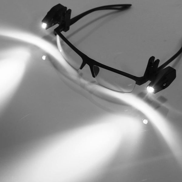 adjustable led glasses reading clip lamp mini 360° rotation universal light camping lightweight home headlamps
adjustable led glasses reading clip lamp mini 360° rotation universal light camping lightweight home headlamps