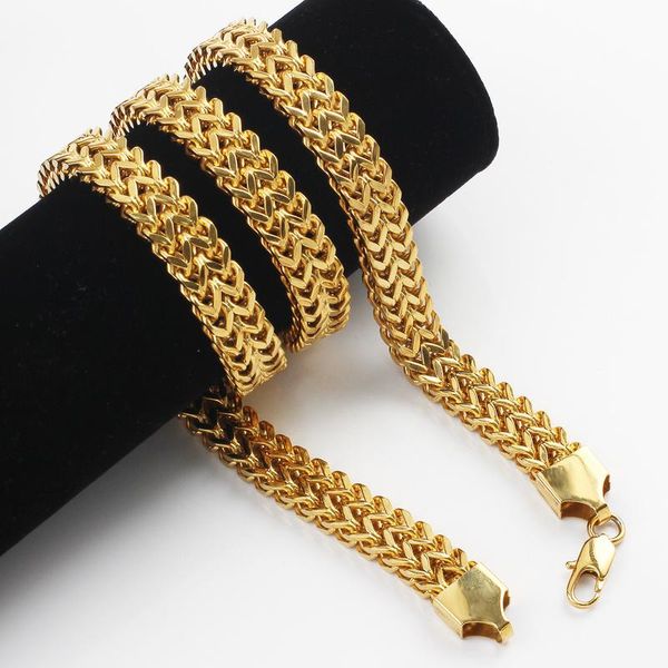 chains necklace 2021 fashion stainless steel gold color hip hop punk for men women party jewelry gift wholesale, Silver
chains necklace 2021 fashion stainless steel gold color hip hop punk for men women party jewelry gift wholesale, Silver