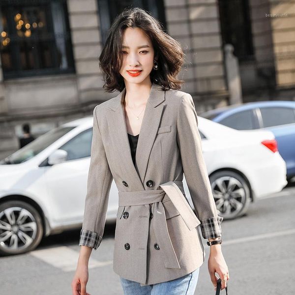 autumn and winter casual ladies jacket 2021 solid color double breasted female blazer office suit coat women's suits & blazers, White;black
autumn and winter casual ladies jacket 2021 solid color double breasted female blazer office suit coat women's suits & blazers, White;black