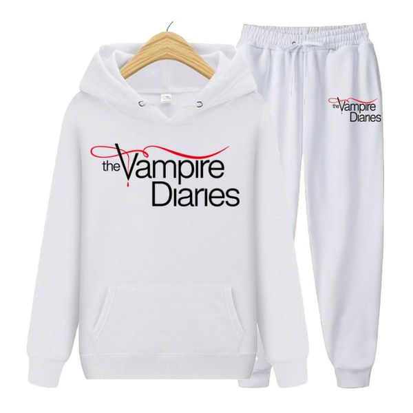 men's hoodies & sweatshirts the vampire diaries two pieces sets thick tracksuit sportswear gyms fitness training couples, Black
men's hoodies & sweatshirts the vampire diaries two pieces sets thick tracksuit sportswear gyms fitness training couples, Black